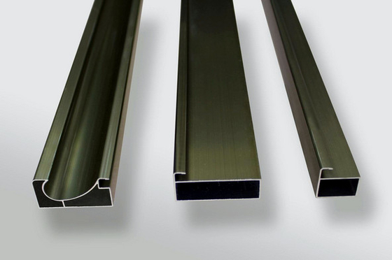 Various Slotted Extruded Aluminium Window Profiles Fireproof Non - Flammable