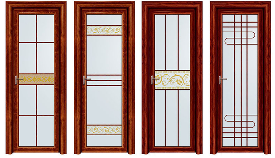 Household Powder Coating Aluminium Casement Door 5 mm + 9 A + 5 mm