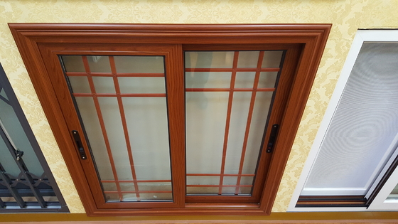Double Panels Aluminium Glass Window Villa Interior Bedroom Air Insulation