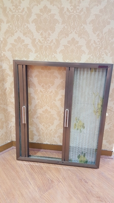 Little Space Occupation Aluminium Section Window Powder Coating With Mosquito
