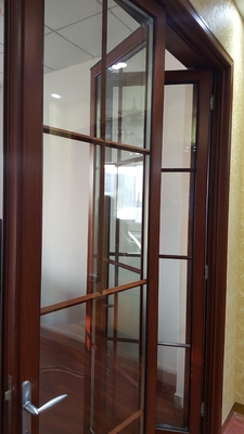 Double Glazed Soundproof Aluminum Glass Bifold Doors Balcony Interior